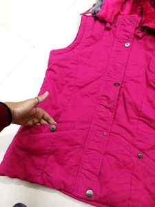 Winter Wool Sleeveless Women&#39;s Jacket