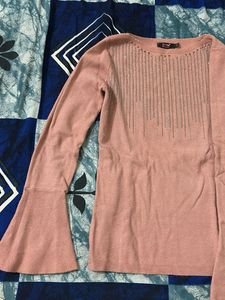 Pink Embellished Top