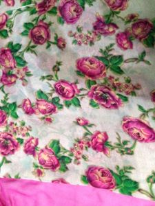 Floral Pink Saree 🌺💖make offer ✨