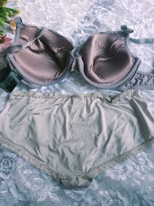Lace pushups bra panty h&amp;m