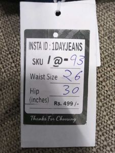 I@93 Size-26 Cargo Jeans