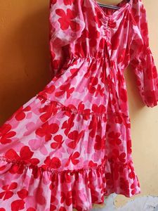Pink Floral Instagram Dress