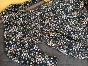 Floral Smocked Midi Dress