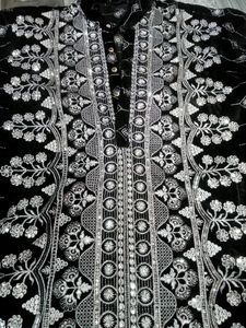 Trendy Velvet Kurta