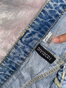 H&amp;M Light Wash Wide Leg Jeans