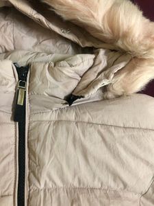 Fur Cap Puffy Jacket