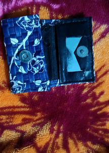 Blue Floral Wallet