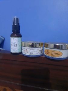 “Empty Glass Serum Bottles Combo | 2 Seru