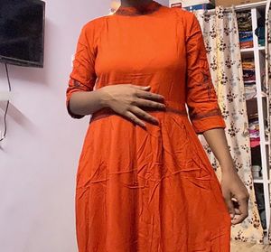 Mustard Women Maxi Dress