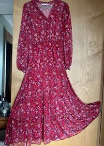 Zara maxi printed  dress