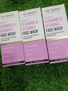 3 Dr.Sheth's Ceramide & Vitamin C Face Wash