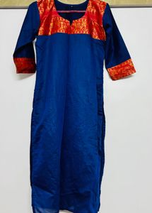 Elegant Blue Kurta ( Full Set )