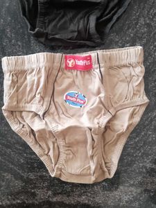Set Of 4 Cotton Briefs For Boys(70) Cm