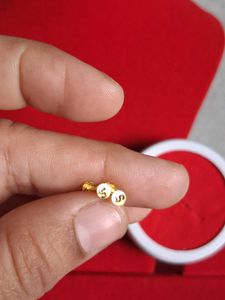 Gold Stud Earrings