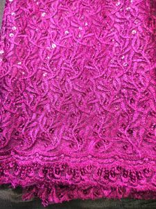 Beautiful Rani Pink Embroidery Material