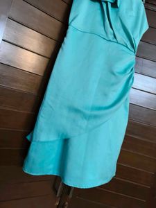 Vero Moda Blue One Shoulder Sheath Dress
