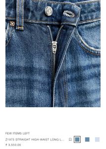 ZARA STRAIGHT FIT DENIM