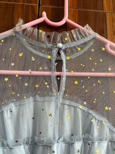 Star Sequin Mesh Dress