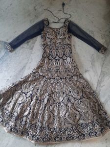 Elegant Embroided Ethnic Gown