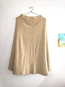 Tan Woolen Skirt