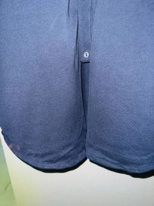 Navy Blue Cotton T-Shirt