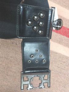 Black Studded Belt