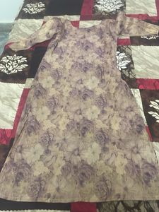 Lavender Kurta Suit Set