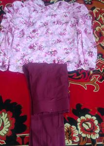 Stylish Zipper jegging &amp;Top