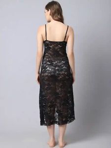 Black See Through Designer One Piece