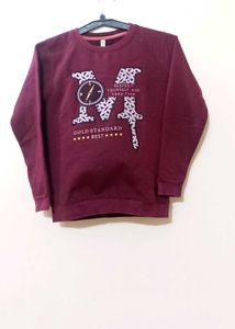 Maroon sweatshirt