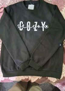 Women Fleece Full Sleeve Crew Neck Sweatshirt