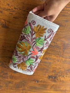 Kashmiri Floral Embroidered Clutch