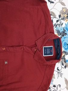 Maroon Casual Shirt