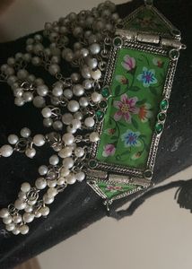 oxidise jewellery with neckpeice