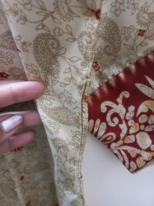 Beautiful Stiched Silk Suit Set