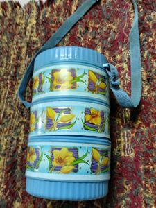 Plastic Tiffin Box Inside Steel
