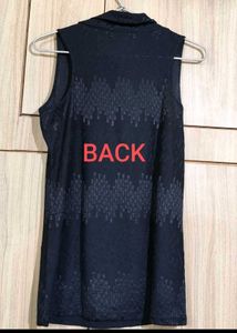 Combo Of Knitted Shrug &amp; Sleeveless Top