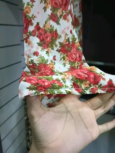 Beautiful floral something like balloon Dress