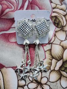 Silver Earrings &amp; Ring Set
