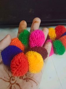 Coulorfull hair tie 💙🧡💚