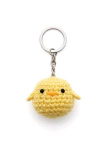 Cute Crochet Chick Keychain/bagcharm Handmade