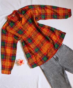 Women Checked Shirt