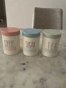 Tea Coffee Sugar Container Set Of 3
