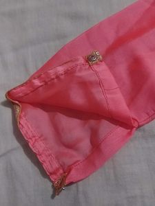 Elegant Pink Embroidered Kurta Set😘