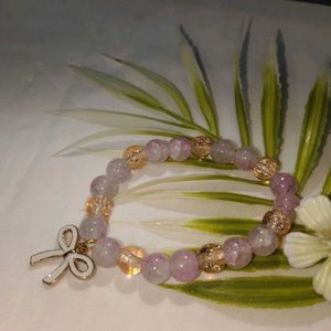 Beaded Bracelet with Bow