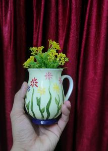Best Home Decor Ceramic Mug With Flower