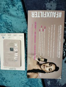 Huda Beauty Foundation And Cleanser Sample Card