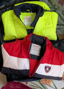 Two winter jackets with detachable caps for 1 year