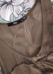 Stylish Olive Green Top