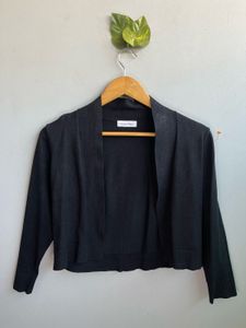 Black Calvin Klein Cropped Cardigan